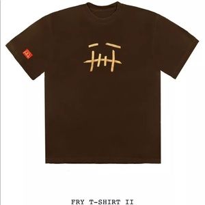 Travis Scott x Mcdonalds “Fry T-shirt II” Size XL